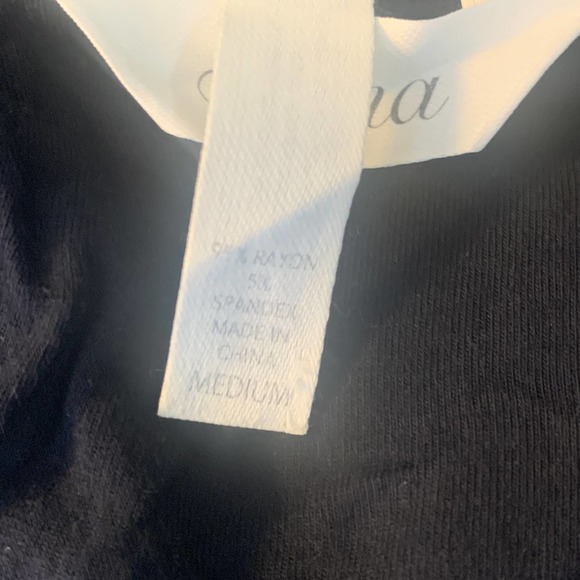 Soma Womens Dress Size Medium Black Sleeveless Ruffle Neck Maxi Smocked Waist - Picture 6 of 6